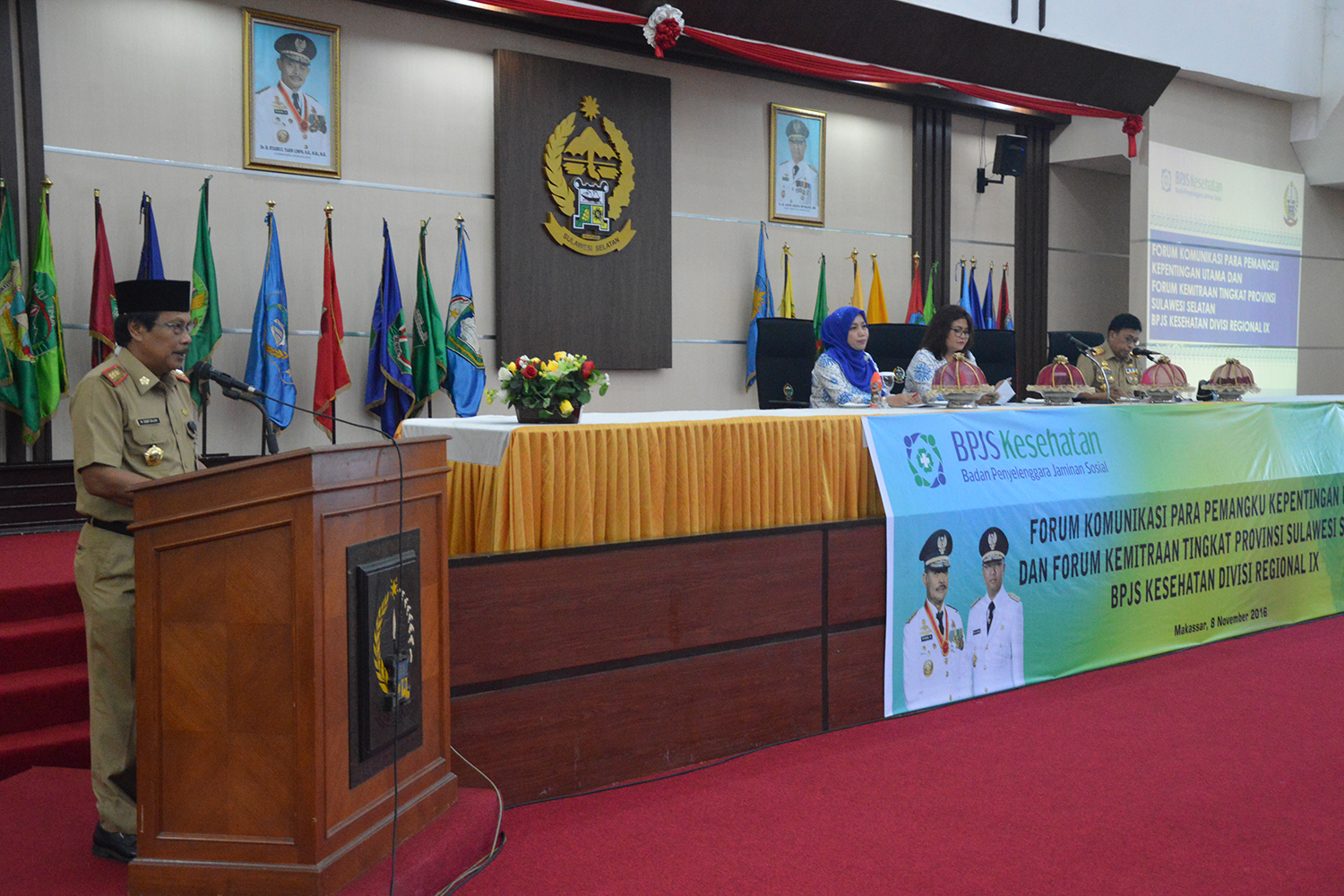 Forum Komunikasi Para Pemangku Kepentingan Utama dan Forum Kemitraan Tk Prov. Sulsel BPJS Kesehatan Divisi Regional IX