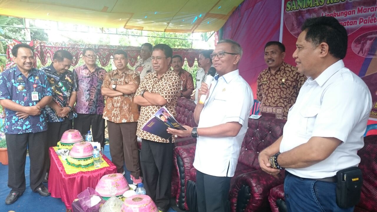 Wagub Resmikan sekaligus Serah terima Sanimas Reguler (Ipal Komunal) Pinrang