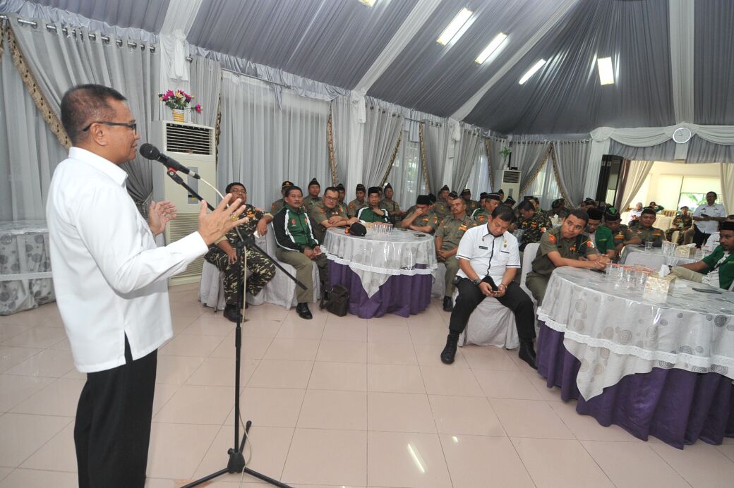 Wagub Terima Kunjungan Peserta Kursus Banser Pimpinan GP Ansor