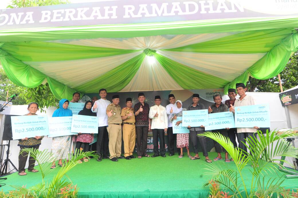 Wagub Buka Zona Berkah Ramadhan Bank Syariah Mandiri 