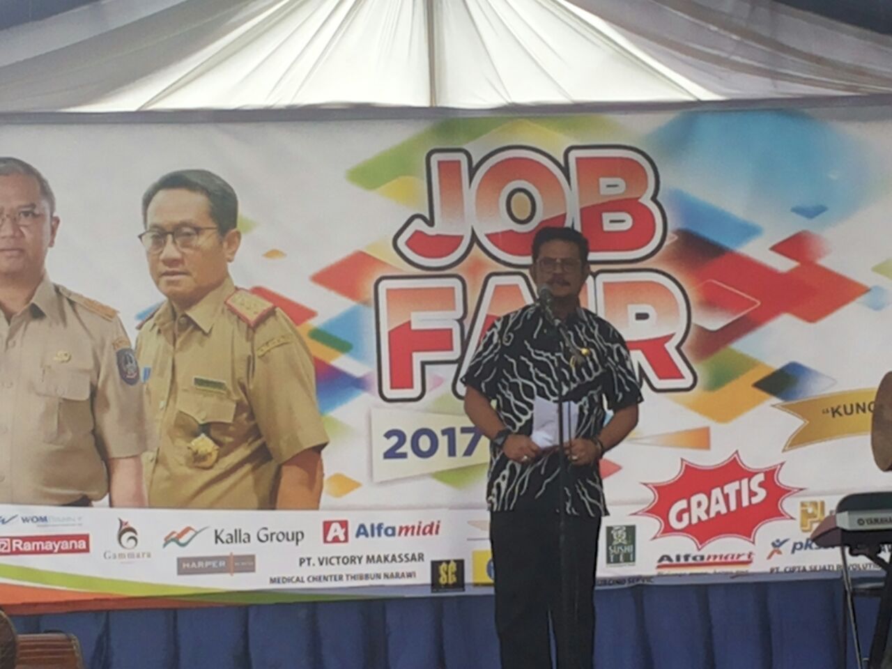 Syahrul Buka Job Fair 2017 Disnakertrans Sulsel