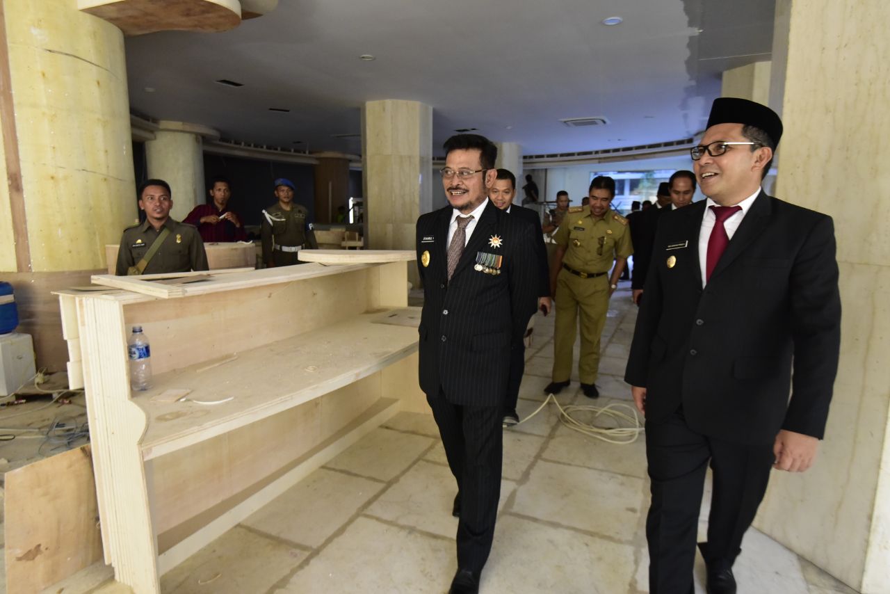 Syahrul Diajak Walikota Berkunjung ke Balaikota Makassar