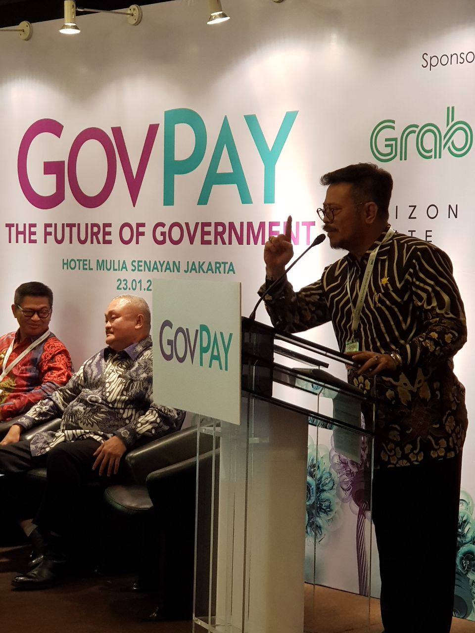 Syahrul Narasumber acara GovPay Summit