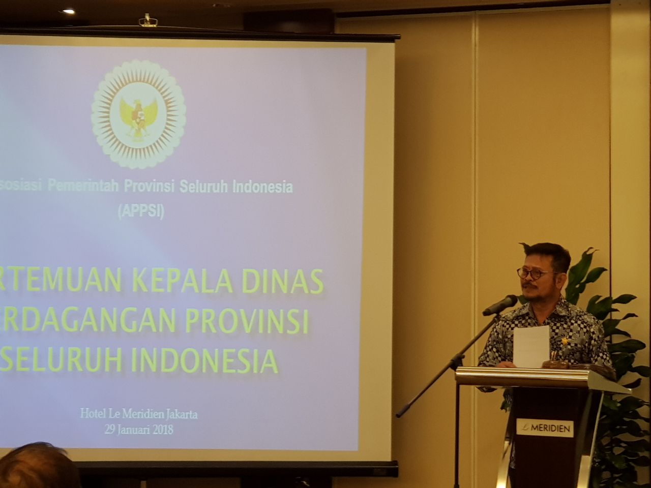 APPSI Gelar Meeting Kadis Perdagangan se-Indonesia