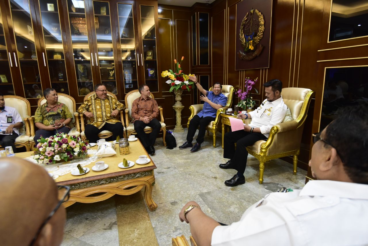 Pimpinan PT Energi Bayu Jeneponto Temui Gubernur