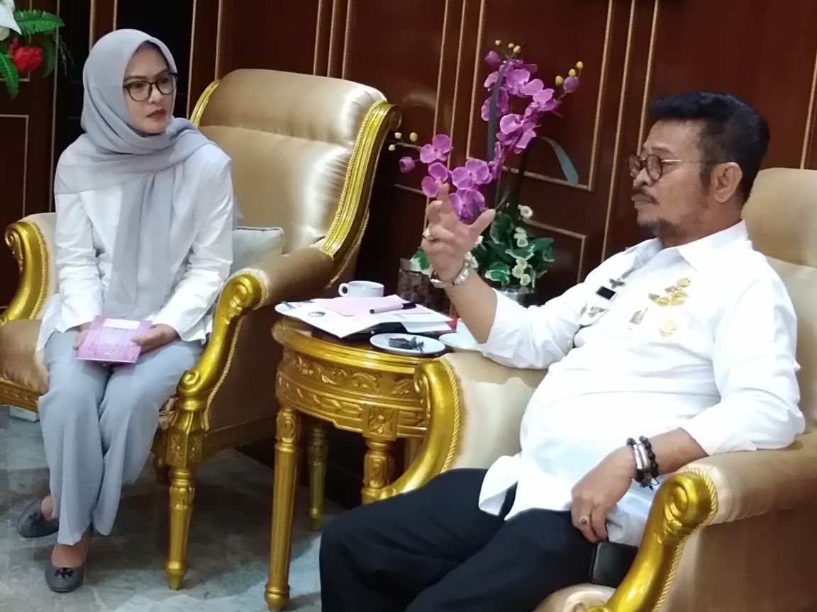 Syahrul Menerima Kaukus Perempuan Politik Indonesia