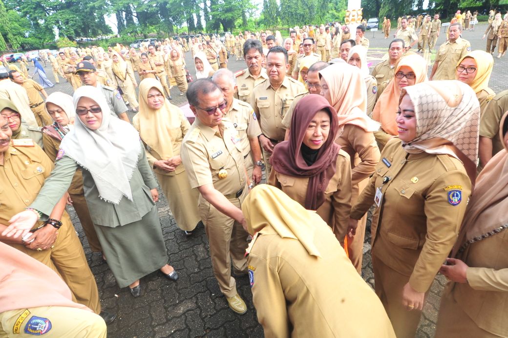 Suasana Haru Warnai Upacara Terakhir Agus sebagai Wagub