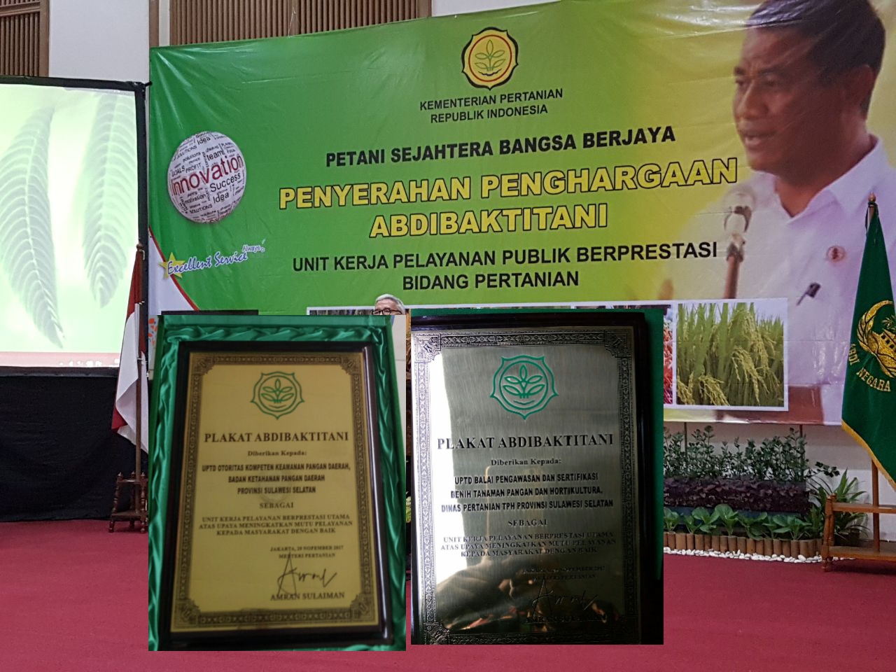 Sulsel Kembali Raih Penghargaan di Bidang Pertanian
