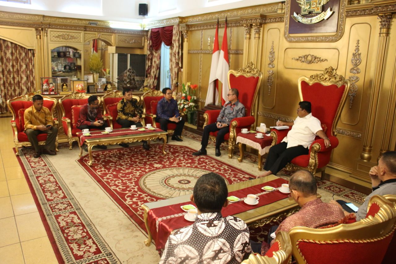 Dirut BPJS Ketenagakerjaan Temui Pj Gubernur Sulsel
