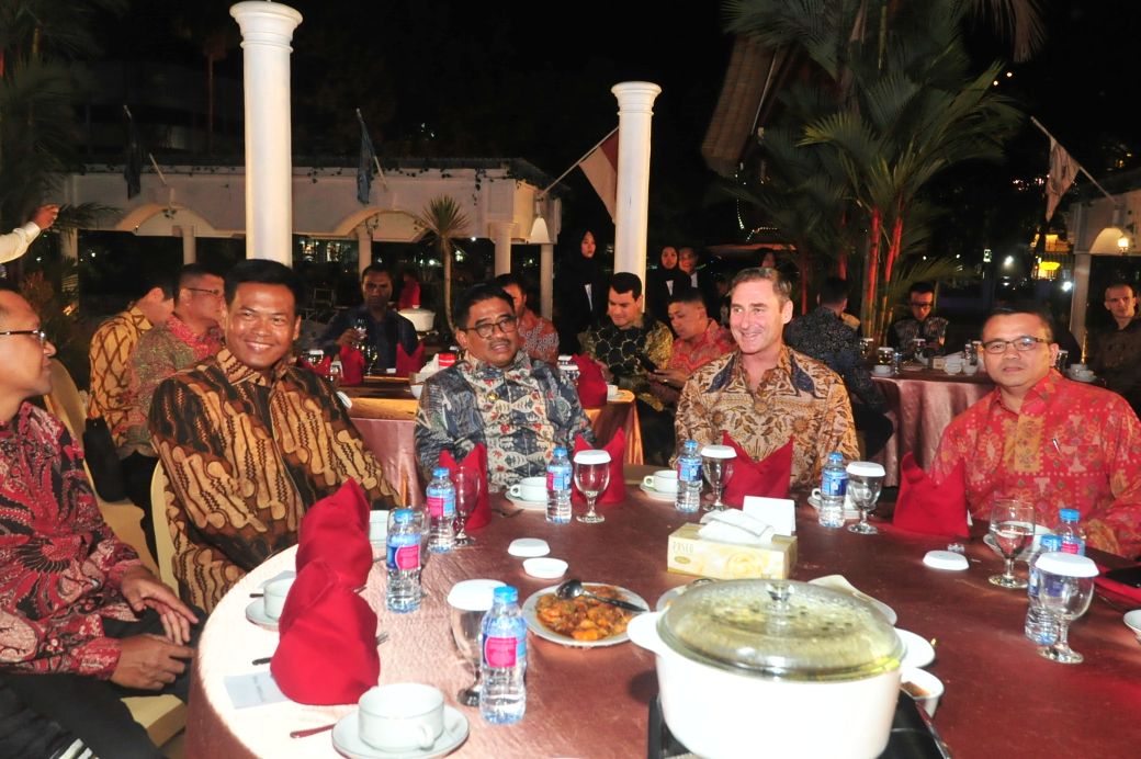 Soni Sumarsono Jamu Makan Malam Atase Militer Negara Sahabat
