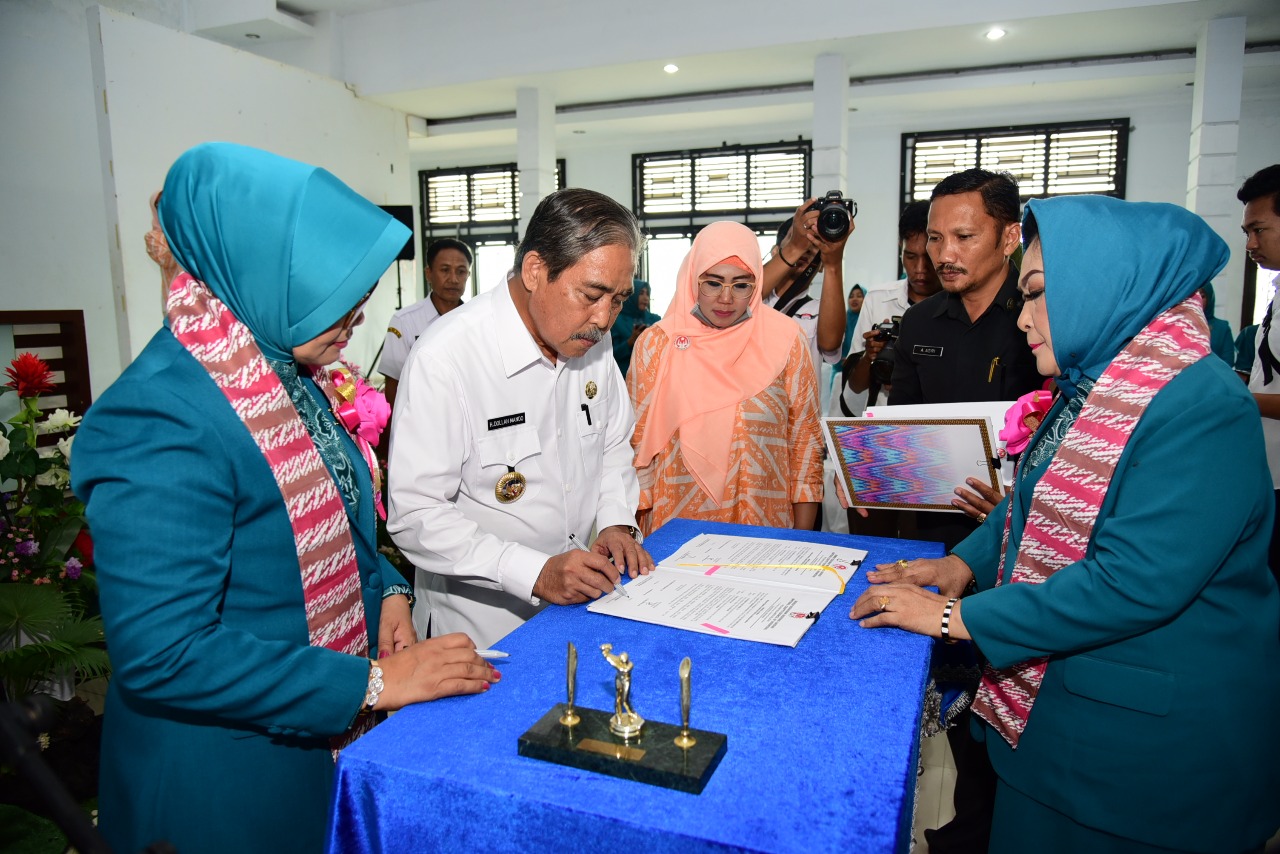 Liestiaty Nurdin Lantik Ketua PKK Sidrap