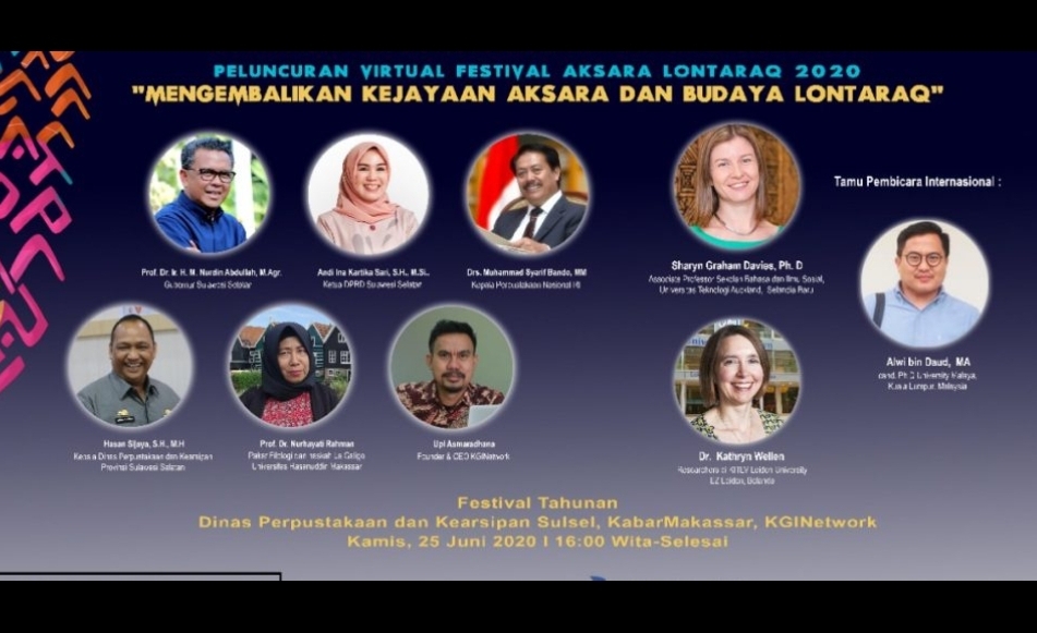 Kadis DPK : Melalui Festival Aksara Lontara Mari Jaga Warisan Dunia