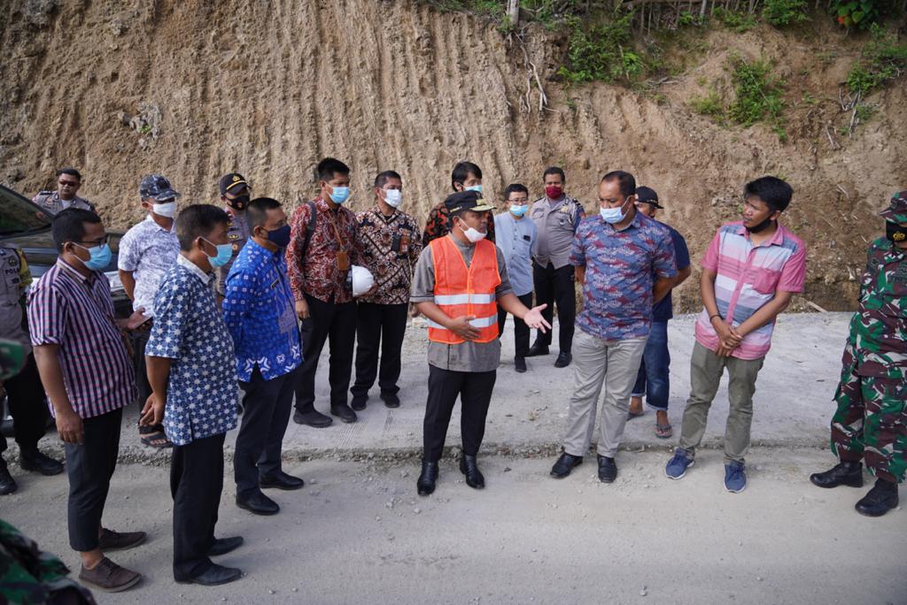 Tinjau Progres Jalan Pintas Barru- Soppeng,Wagub:Semakin Memudahkan Mobilitas