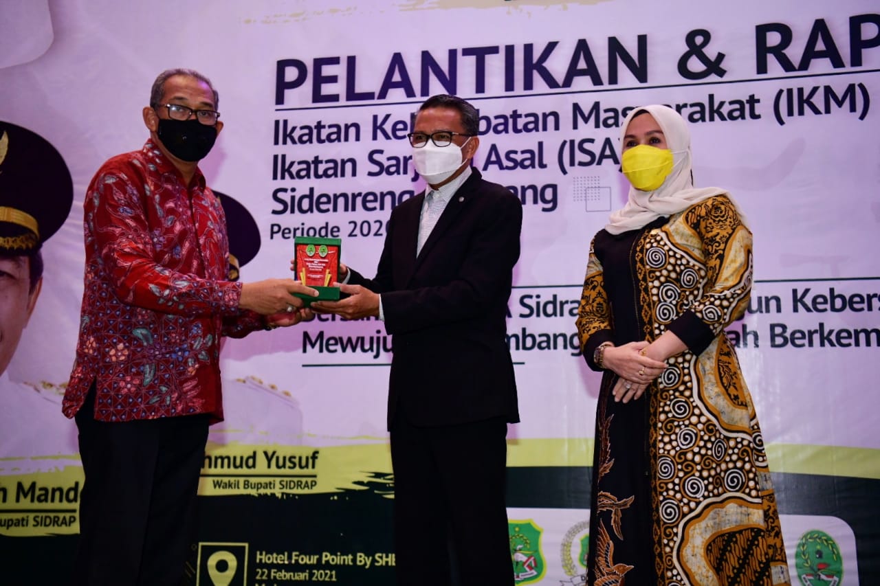 Pelantikan IKM dan ISA Sidrap dihadiri Gubernur Sulsel