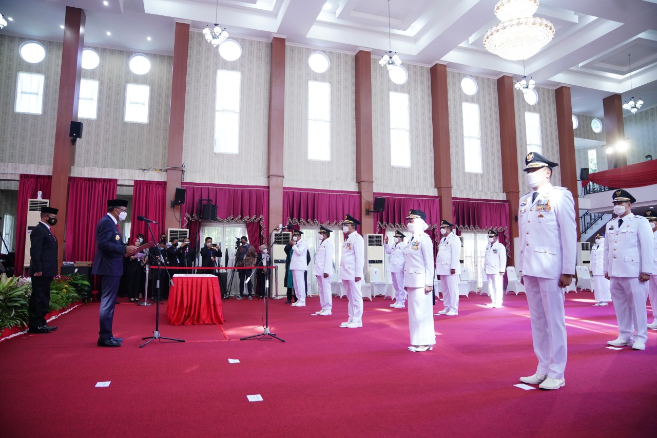 Gubernur Sulsel Resmi Lantik 11 Kepala Daerah Hasil Pilkada 2020