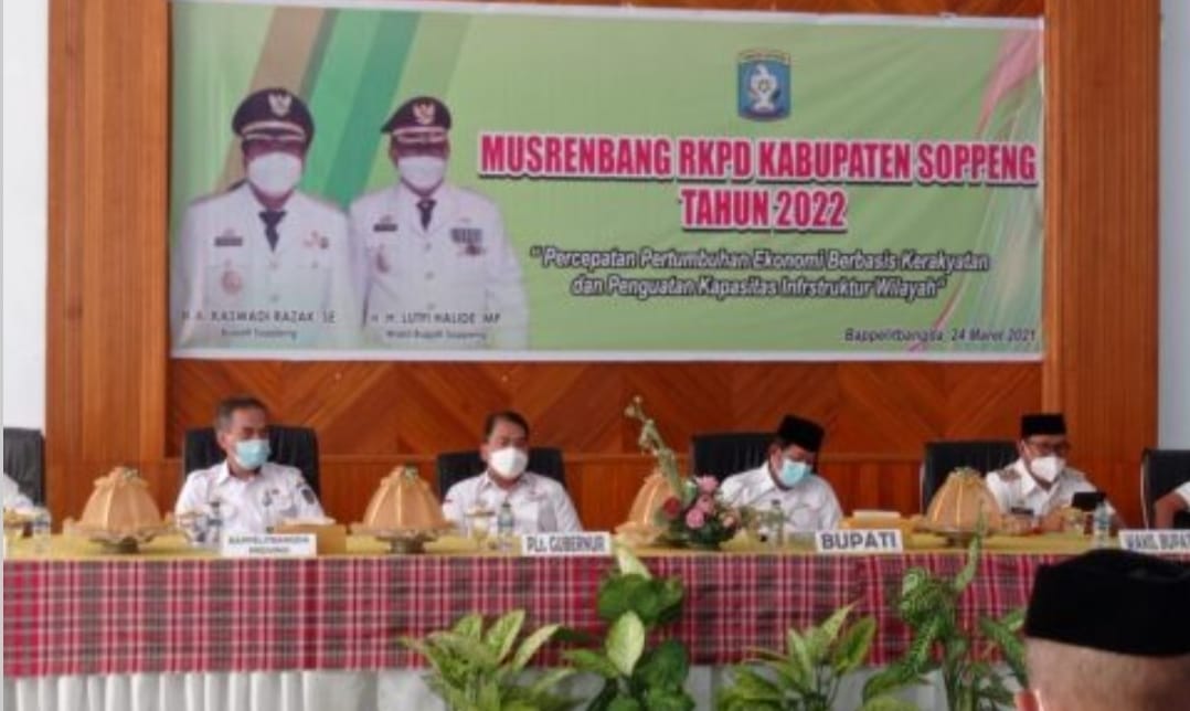 Kadis PLH Sulsel Wakili Plt Gubernur dalam Musrenbang Kabupaten Soppeng
