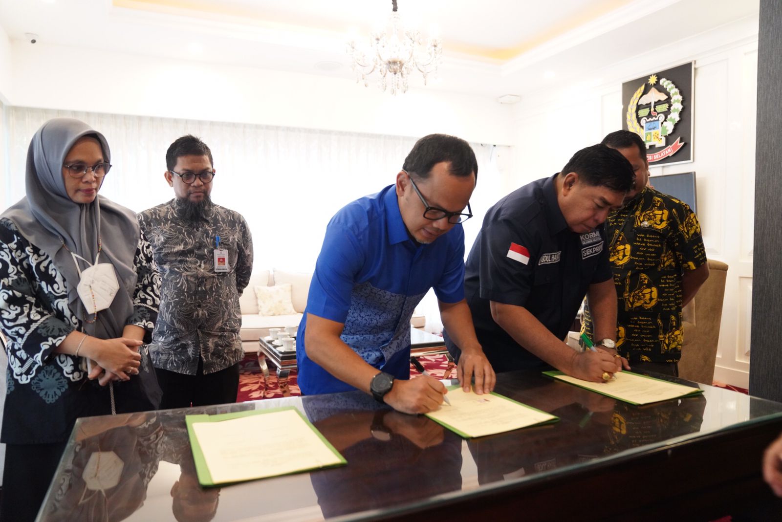 Abdul Hayat Teken MoU Lahan Asrama Mahasiswa Sulsel dengan Wali Kota Bogor