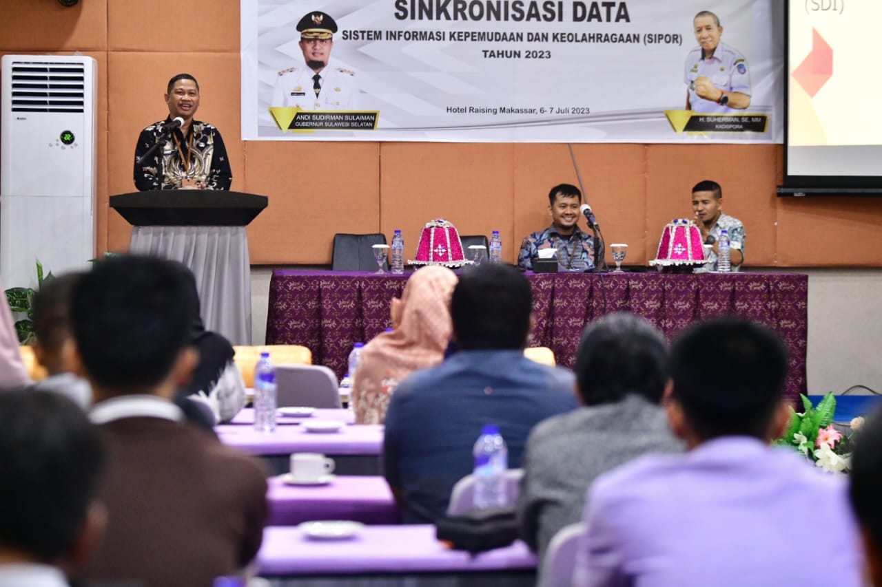 Dukung Satu Data Indonesia, Dispora Sulsel Gelar Sinkronisasi Data Kepemudaan dan Keolahragaan 