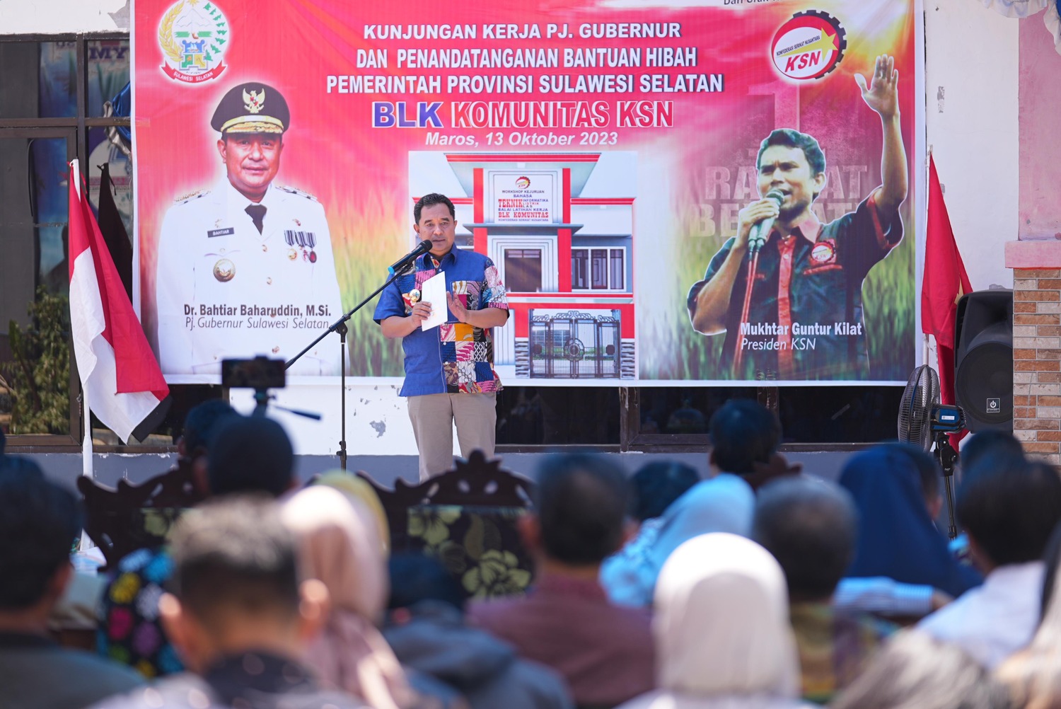 Pemprov Sulsel Hibahkan Rp400 Juta untuk BLK Kejuruan Las FSPBI - KSN 
