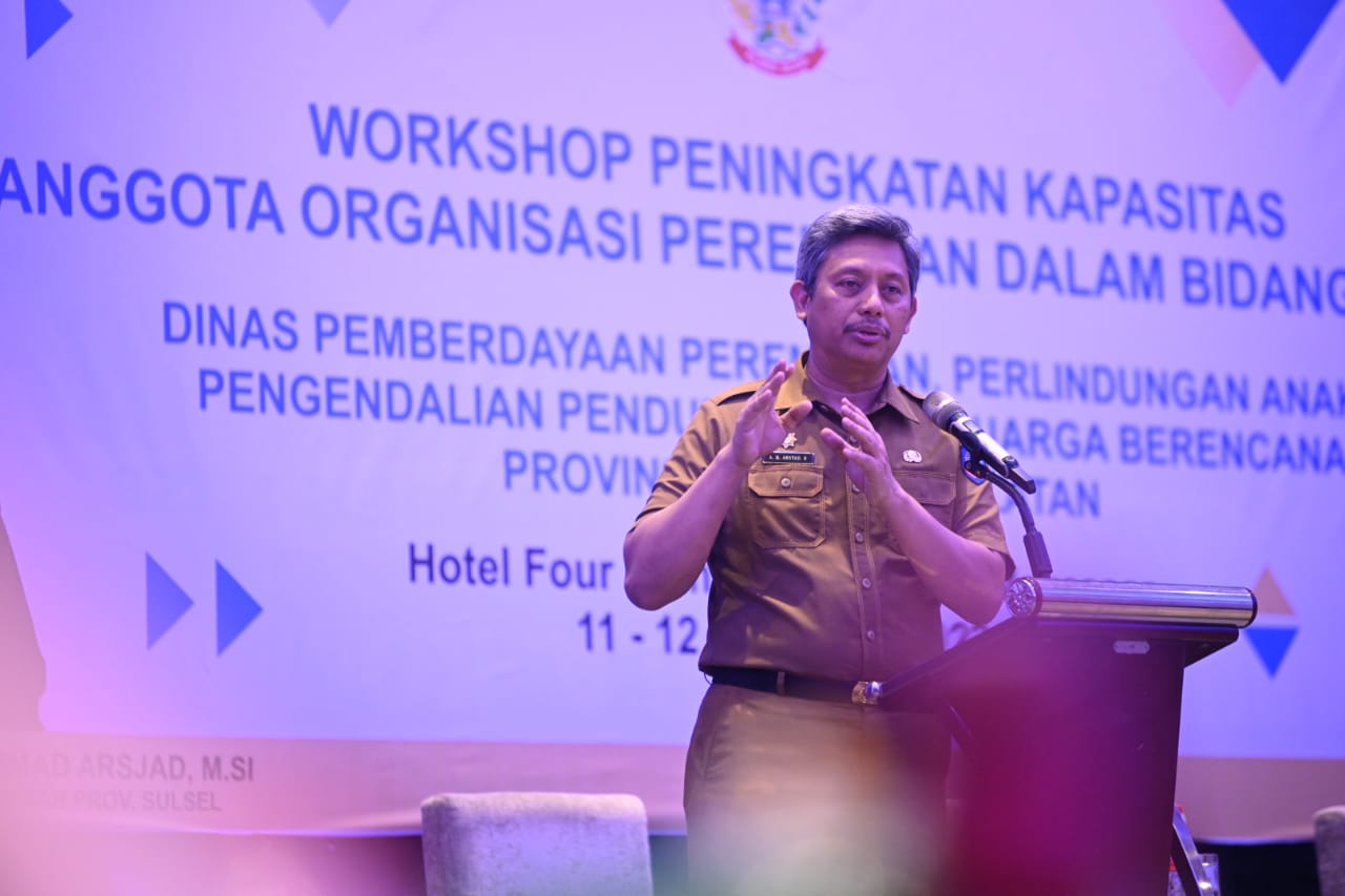 Workshop DWP, Pj Sekda Sulsel Paparkan Peran Perempuan dalam Politik