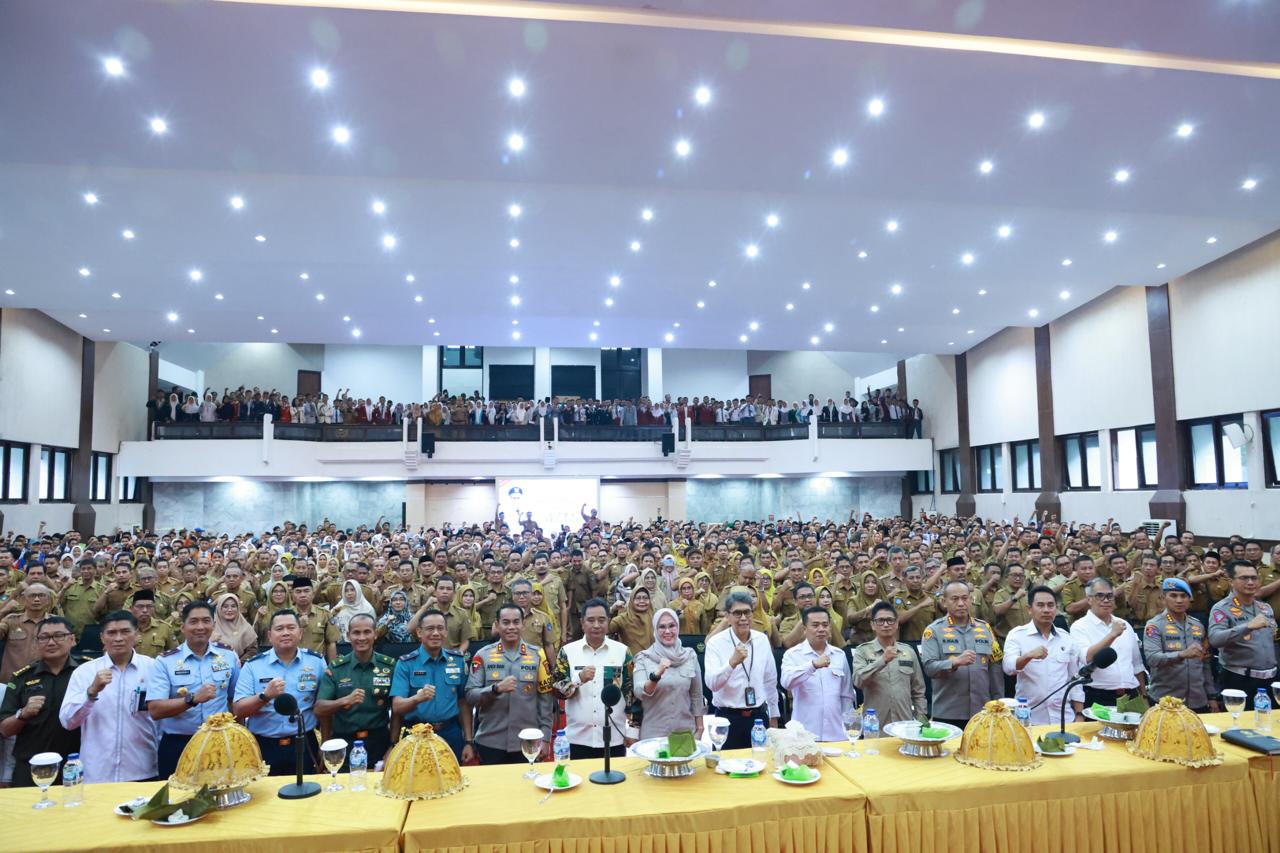 Kaskoops Udara II Hadiri Deklarasi Pemilu Damai Provinsi Sulsel