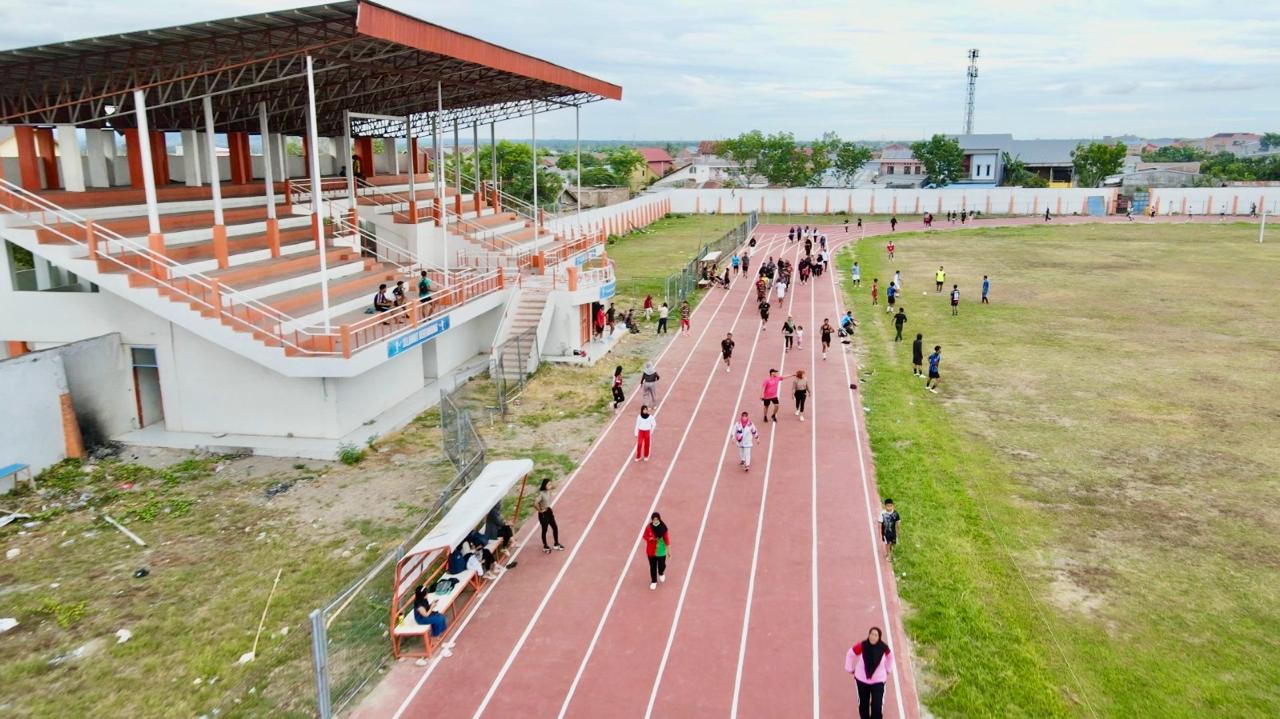 Kini Stadion Mini, Tempat Favorit Olahraga Lari Sore