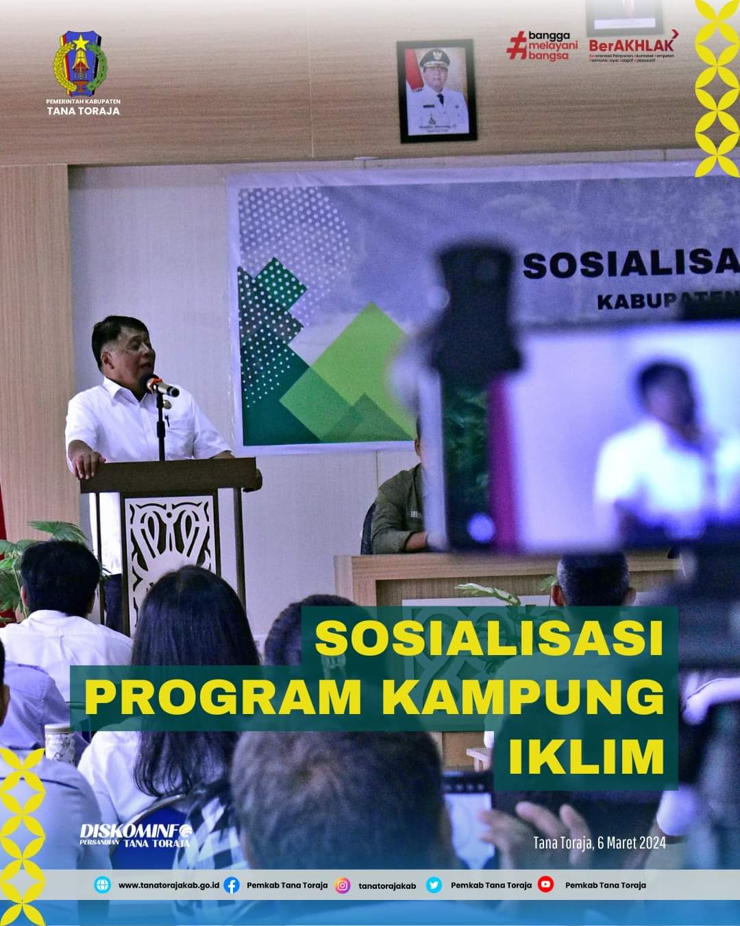 Theofilus Allorerung Sosialisasikan Program Kampung Iklim