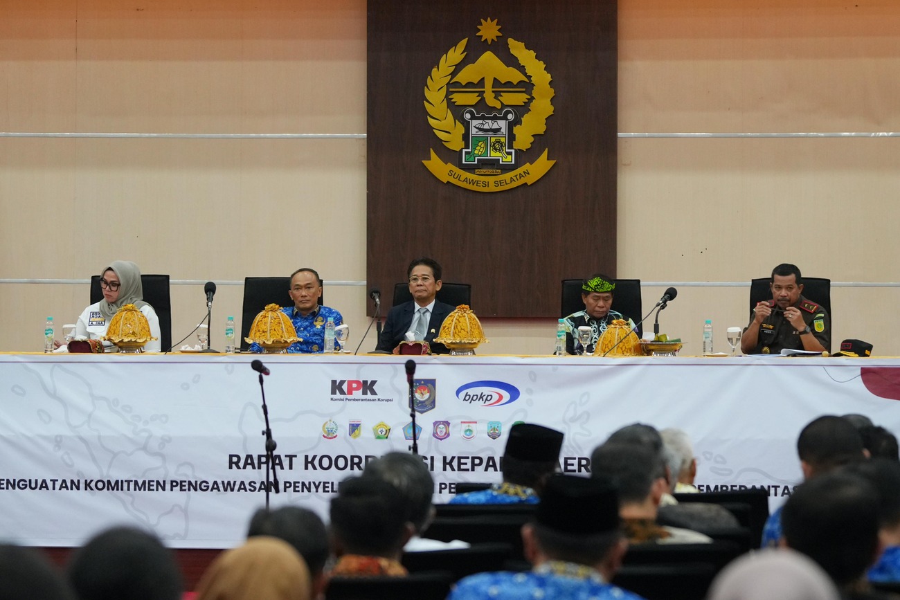 KPK Gelar Rakor Pencegahan Korupsi Wilayah Sulawesi dan Kalimantan, Prof Zudan: Inspektorat Sebagai Mata dan Telinga Kepala Daerah