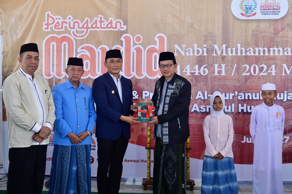 Prof Zudan Hadiri Peringatan Maulid Nabi Muhammad SAW dan Launching TPQ di Masjid Kubah 99 Asmaul Husna