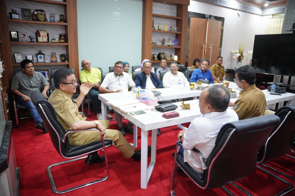 Jelang Rapat Kerja, Pengurus Apindo Sulsel Temui Sekda Jufri Rahman