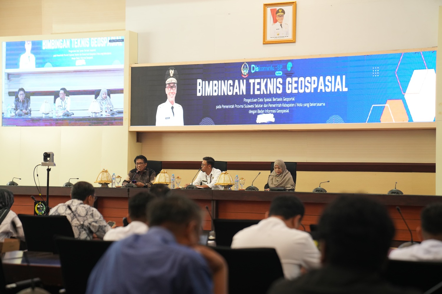 Diskominfo SP Sulsel - BIG RI Gelar Bimtek Perkuat Simpul Jaringan Informasi Geospasial