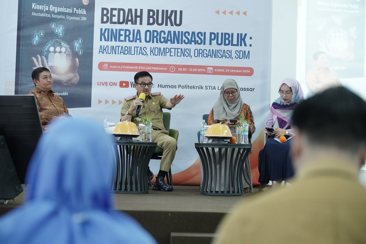 Bedah Buku Kinerja Organisasi Publik, Jufri Rahman Sebut Karya Prof Amir Jadi Indikator Reformasi Birokrasi