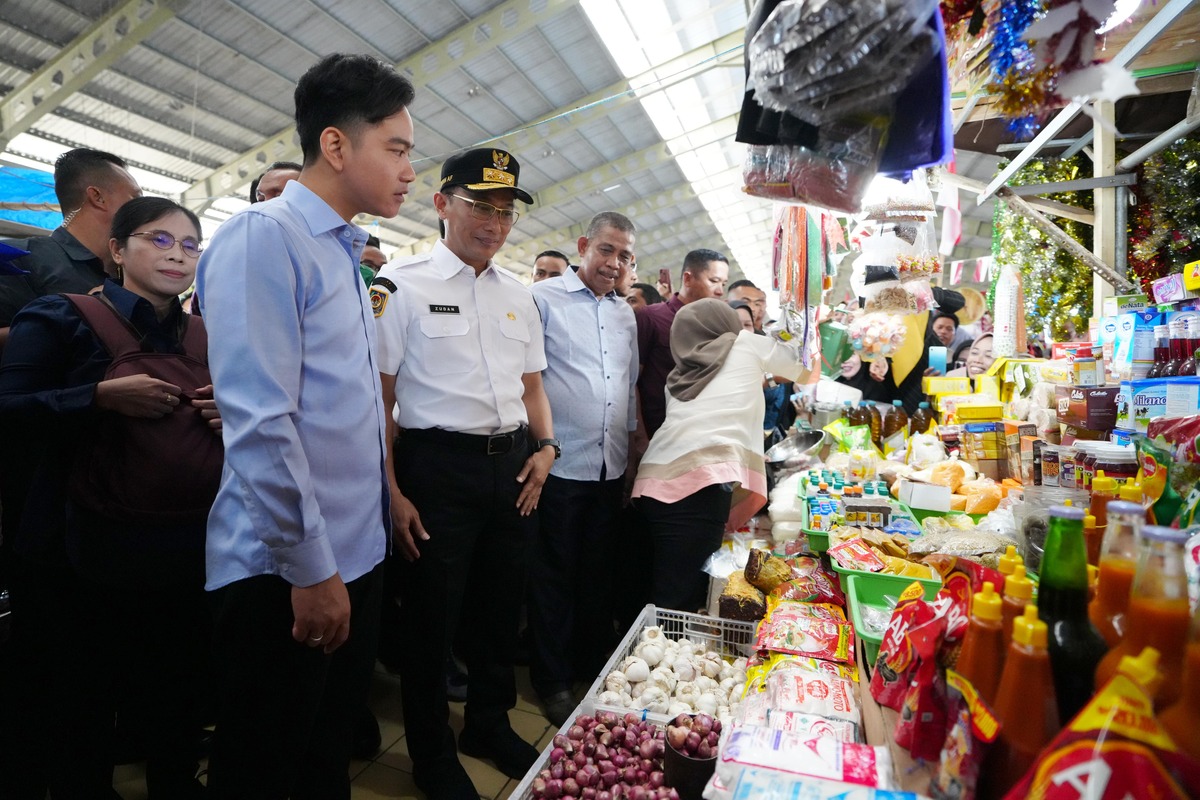 Pj Gubernur Sulsel Prof Zudan Dampingi Wapres Gibran Tinjau Harga Kebutuhan Pokok di Kabupaten Maros