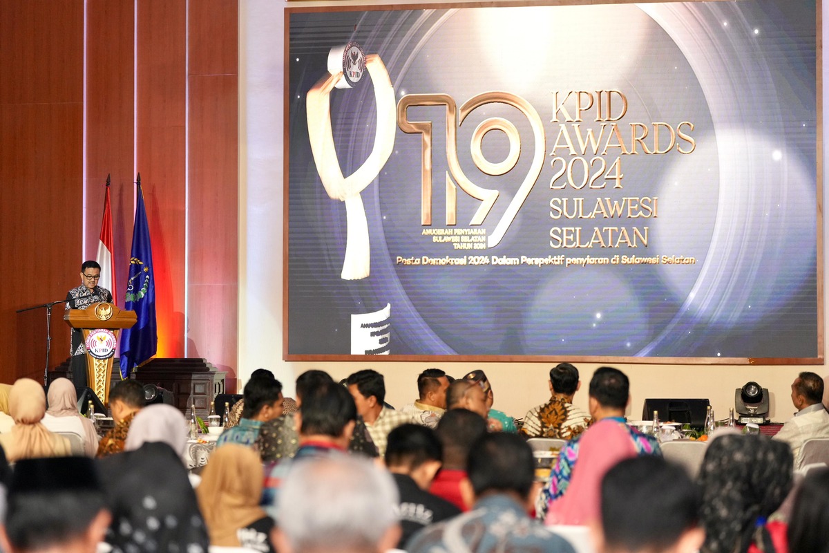 Anugerah KPID Award, Sekda Jufri Rahman Apresiasi Peran Aktif KPID Sulsel Kawal Lembaga Penyiaran Daerah