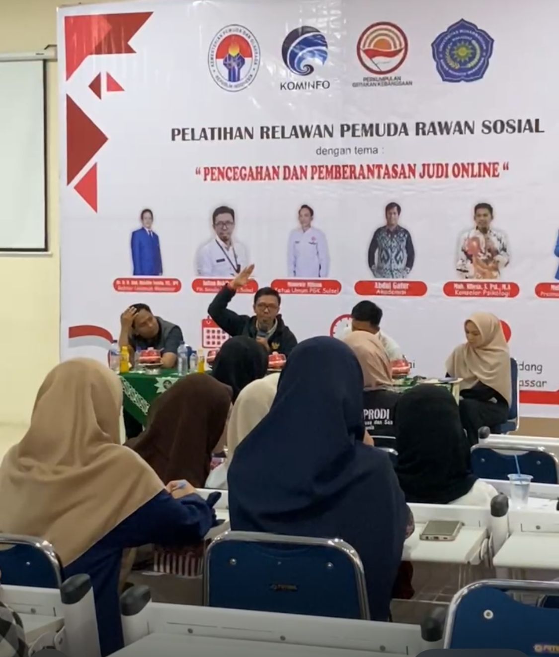 Diskominfo SP Sulsel Sosialisasi Bahaya Judi Online di Kalangan Mahasiswa