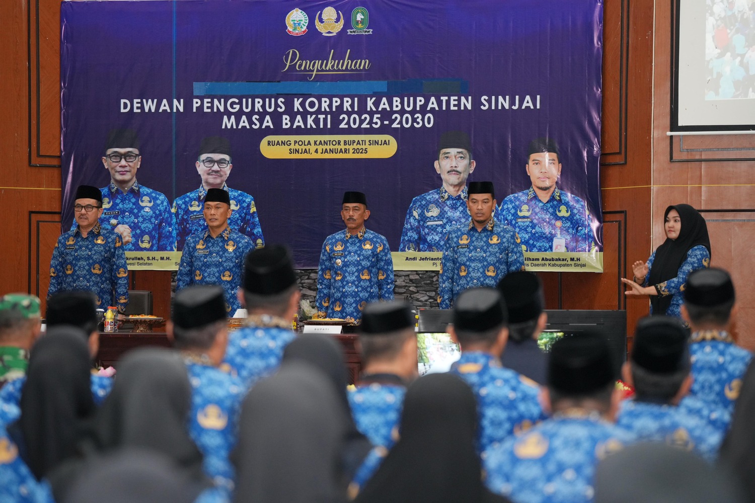 Pj Gubernur Sulsel Saksikan Pengukuhan Kopri Sinjai, Harap Jadi Pelopor Reformasi Birokrasi di Daerah