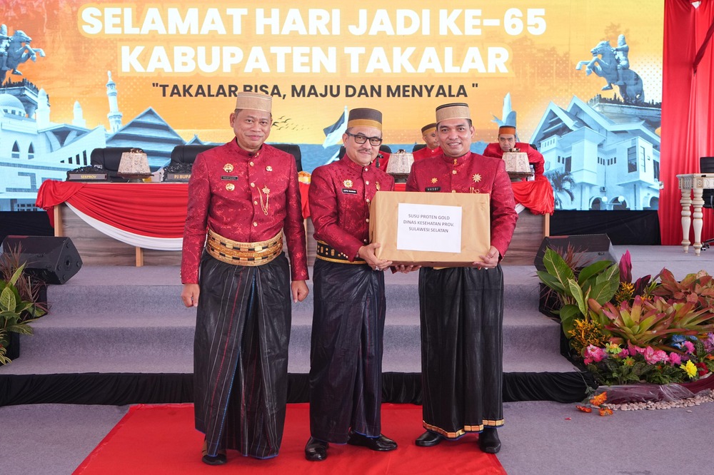 Bantuan Hibah Rumah Ibadah Hingga Bufferstock Logistik Penanggulangan Bencana Jadi Kado Pemprov Sulsel di HUT ke-65 Takalar