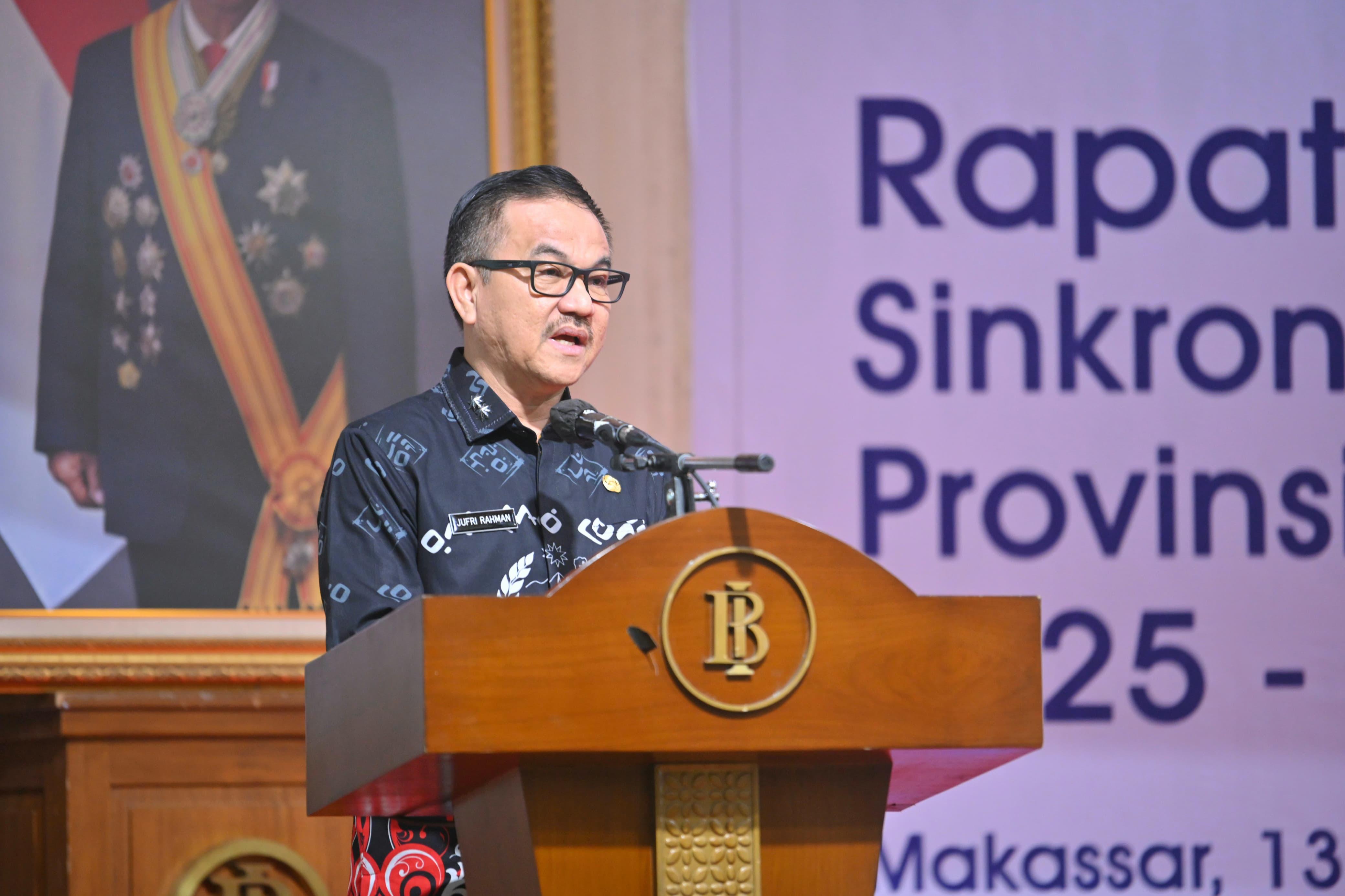 Sekda Sulsel Jufri Rahman Paparkan Potensi Investasi Sulsel di Rakor Sinkronisasi RPJPN, RPJPD, dan RUPMP