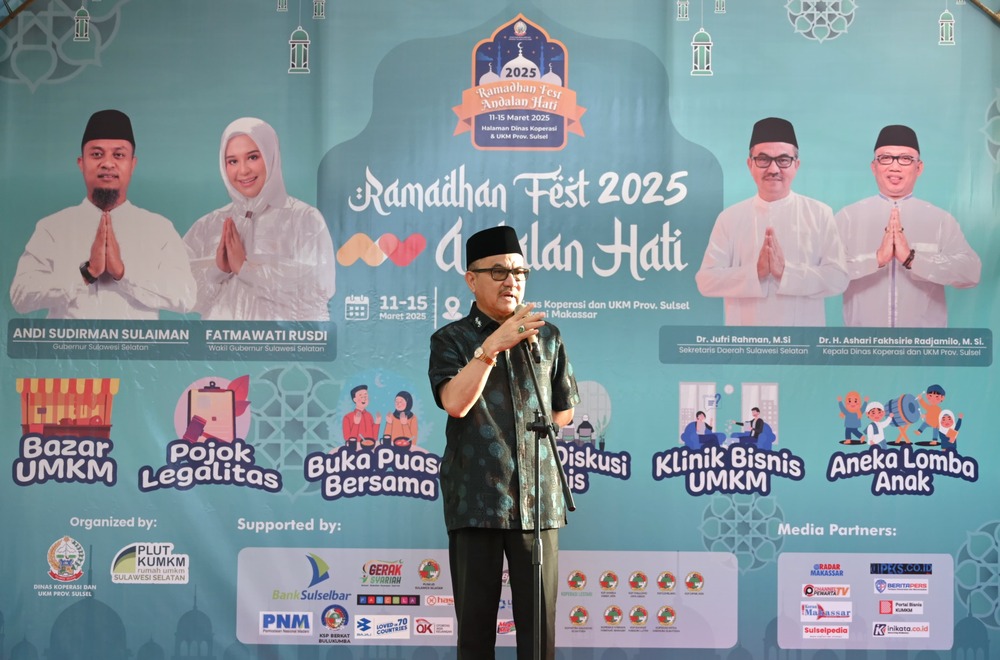 Sekda Jufri Rahman Buka Ramadhan Fest Andalan Hati untuk UMKM