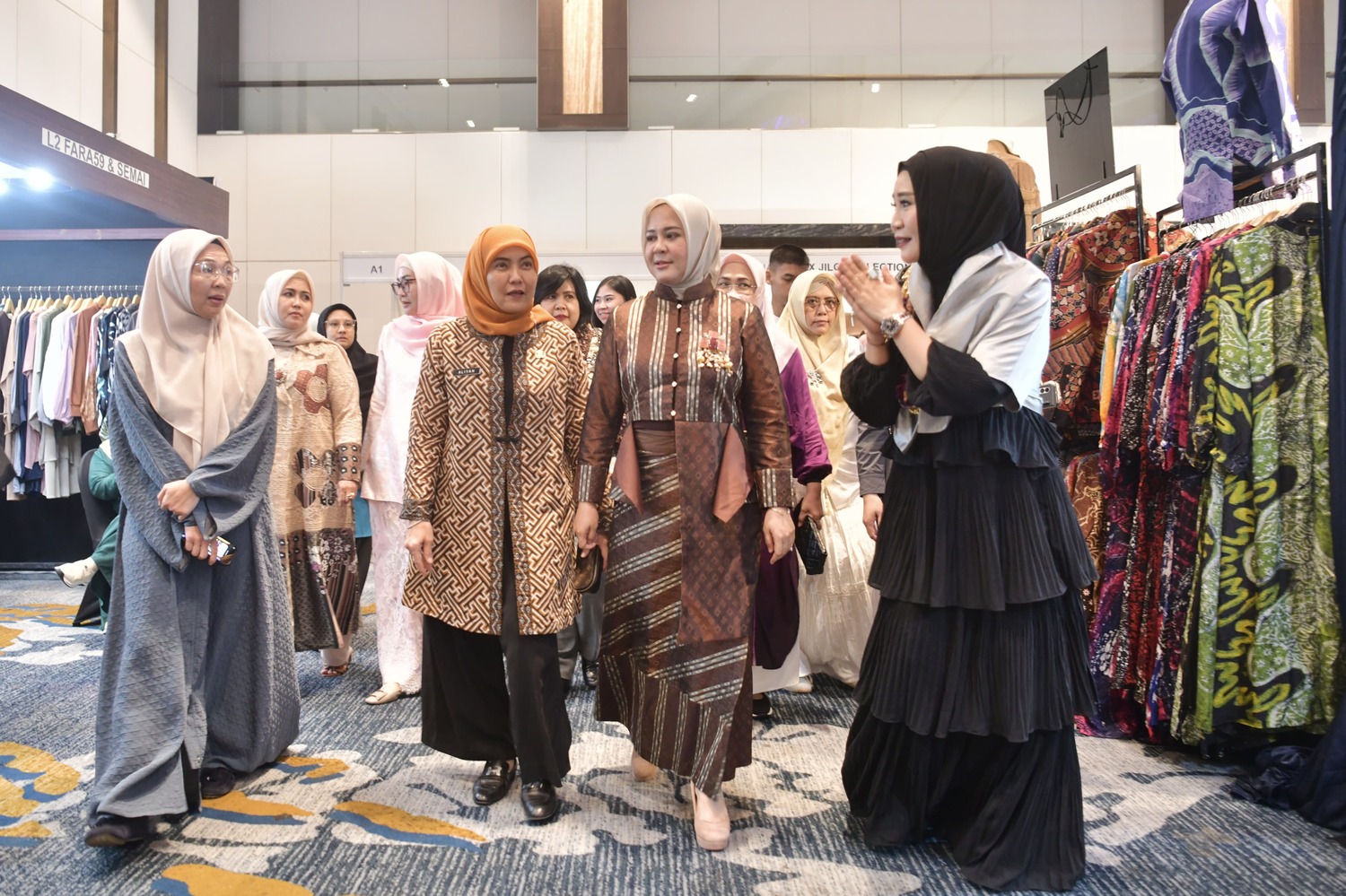 Agenda Amal Lelang Pakaian Preloved di Trend Hijab Expo, DP3A Dalduk KB Sulsel: Hasilnya untuk Bantu UMKM Perempuan Rentan 