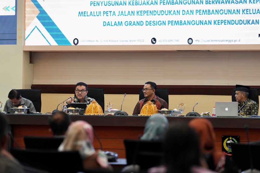 Sekda Sulsel Dorong Penyusunan GDPK sebagai Peta Jalan Pembangunan Kependudukan