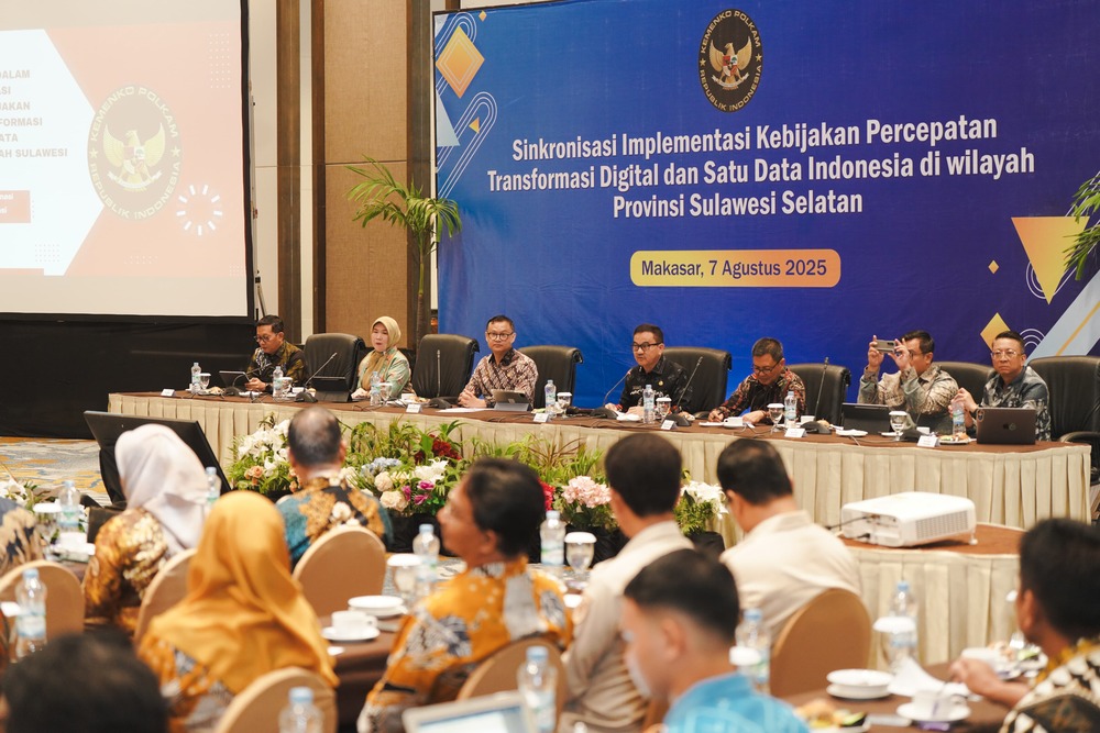 Forum Rakor Transformasi Digital, Sekda Jufri Bicara Sinergi dan Satu Data Indonesia