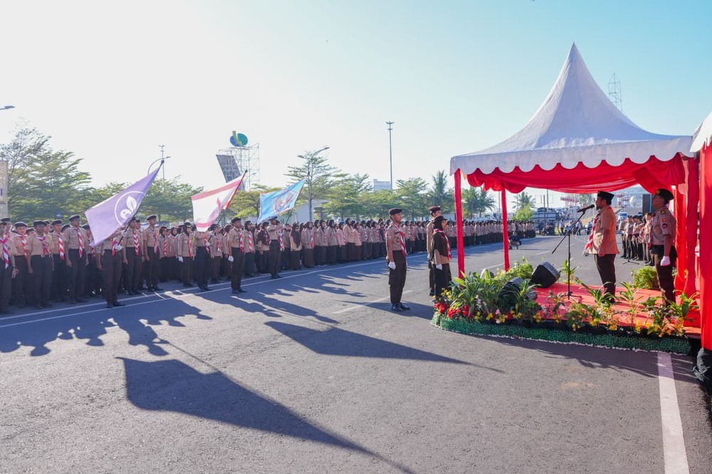Hari Pramuka ke-64 Tingkat Provinsi, Gubernur Andi Sudirman Serukan Semangat Kebersamaan