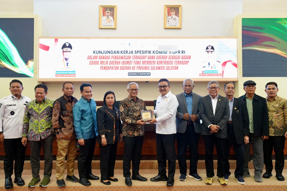 Pemprov Sulsel dan DPR RI Bahas Masa Depan BUMD, dari Bank Sulselbar hingga Sektor Unggulan