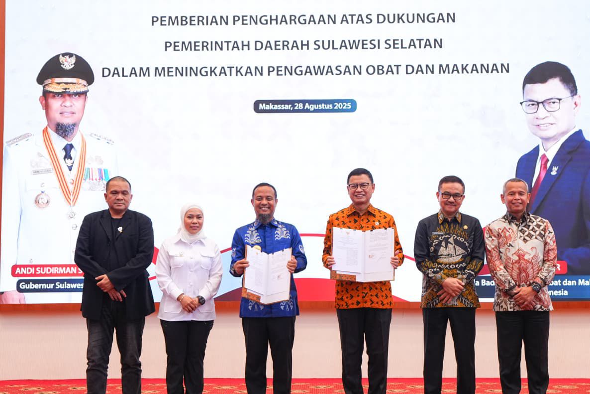 Pemprov Sulsel dan BPOM RI Teken MoU Pendirian Politeknik Pengawasan Obat dan Makanan Pertama di Indonesia Timur