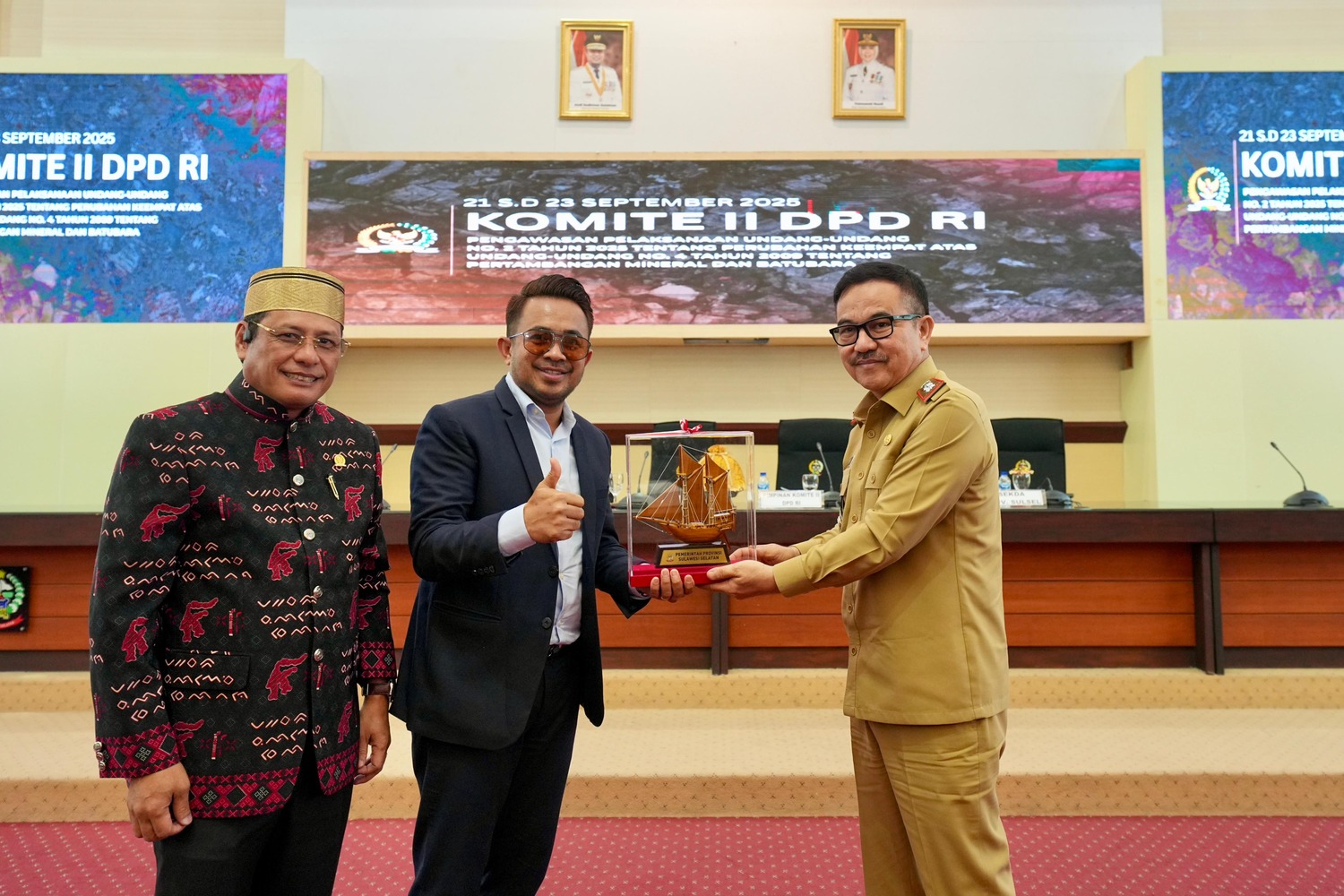 Sekda Sulsel Sambut Kunjungan DPD RI Bahas Implementasi UU Pertambangan Mineral dan Batubara
