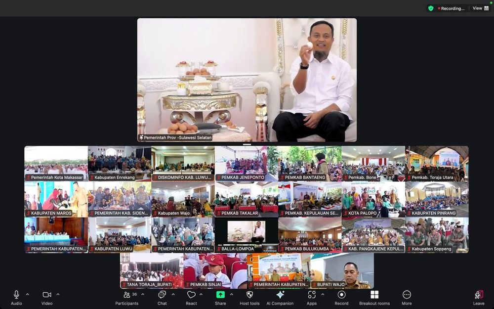 Gubernur Sulsel Ajak Masyarakat Gemar Makan Telur Wujudkan Generasi Sehat dan Cerdas