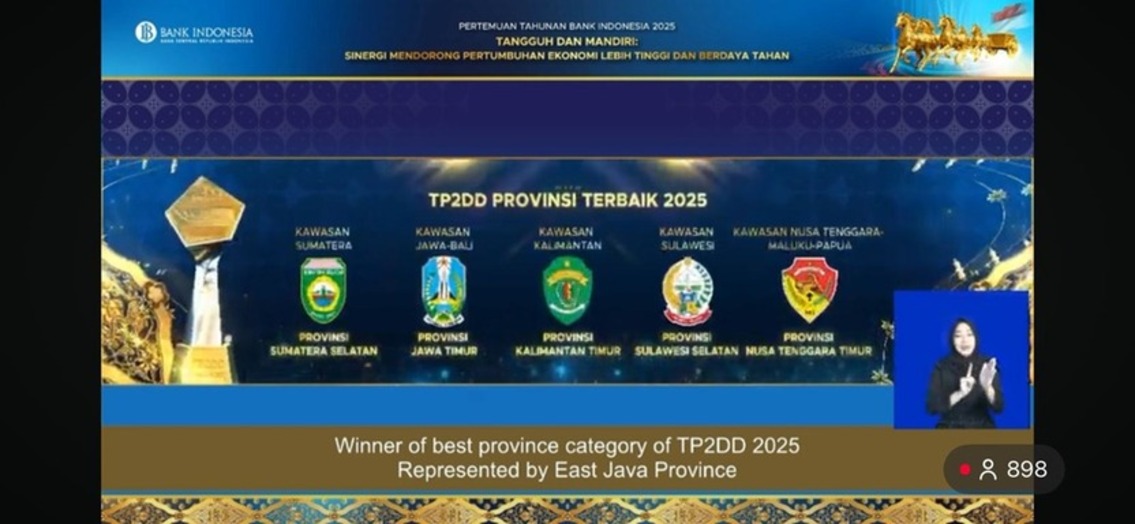 Raih TP2DD Terbaik Sulawesi 2025, Pemprov Sulsel Sukses Akselerasi Transaksi Nontunai Lewat Peta Jalan ETPD