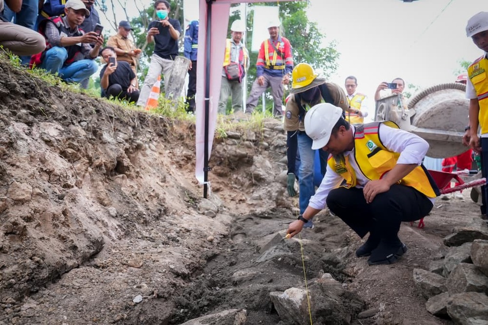 Gubernur Sulsel Groundbreaking Paket 4 MYC Konektivitas Jalan di Wajo, Soppeng, Barru, Sidrap dan Bone