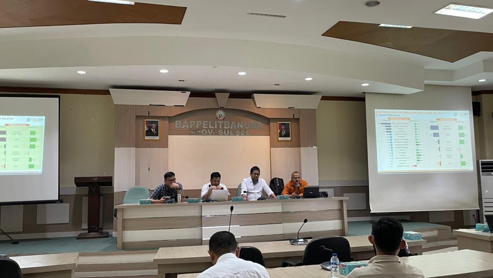 Bappelitbangda Sulsel Gelar Forum Koordinasi Evaluasi Indikator Makro Pembangunan Daerah Tahun 2025